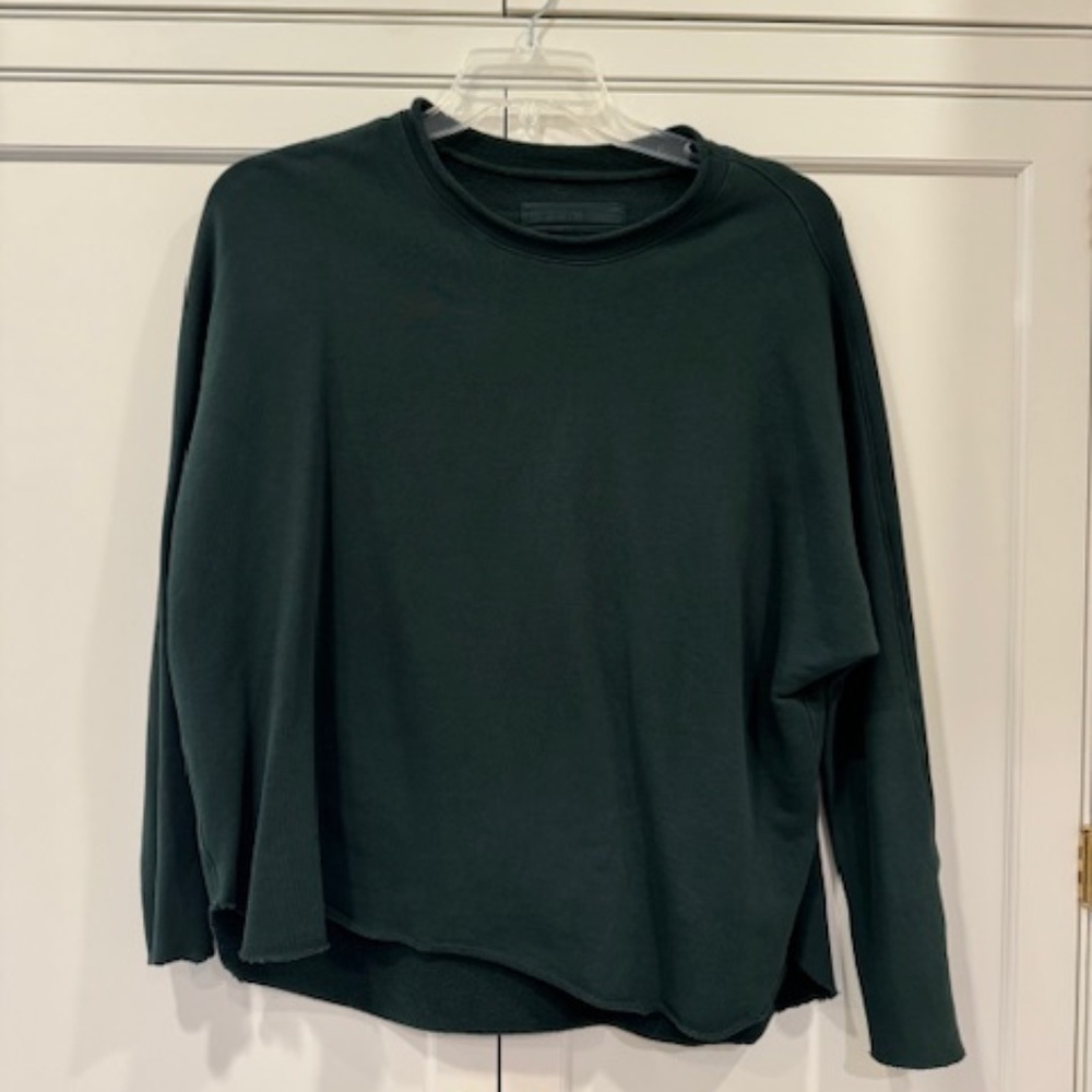 Frank & Eileen ANNA long-sleeved capelet - size XS in Evergreen